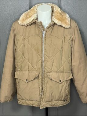 Vintage Schott Western Quilted Chore Coat